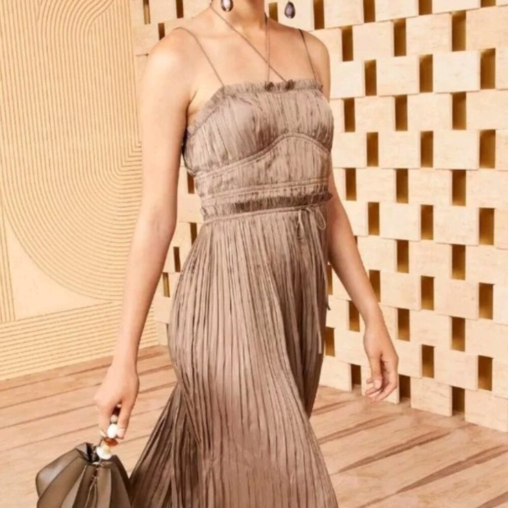 Ulla Johnson Neveah Dress Size 8 (Brown)